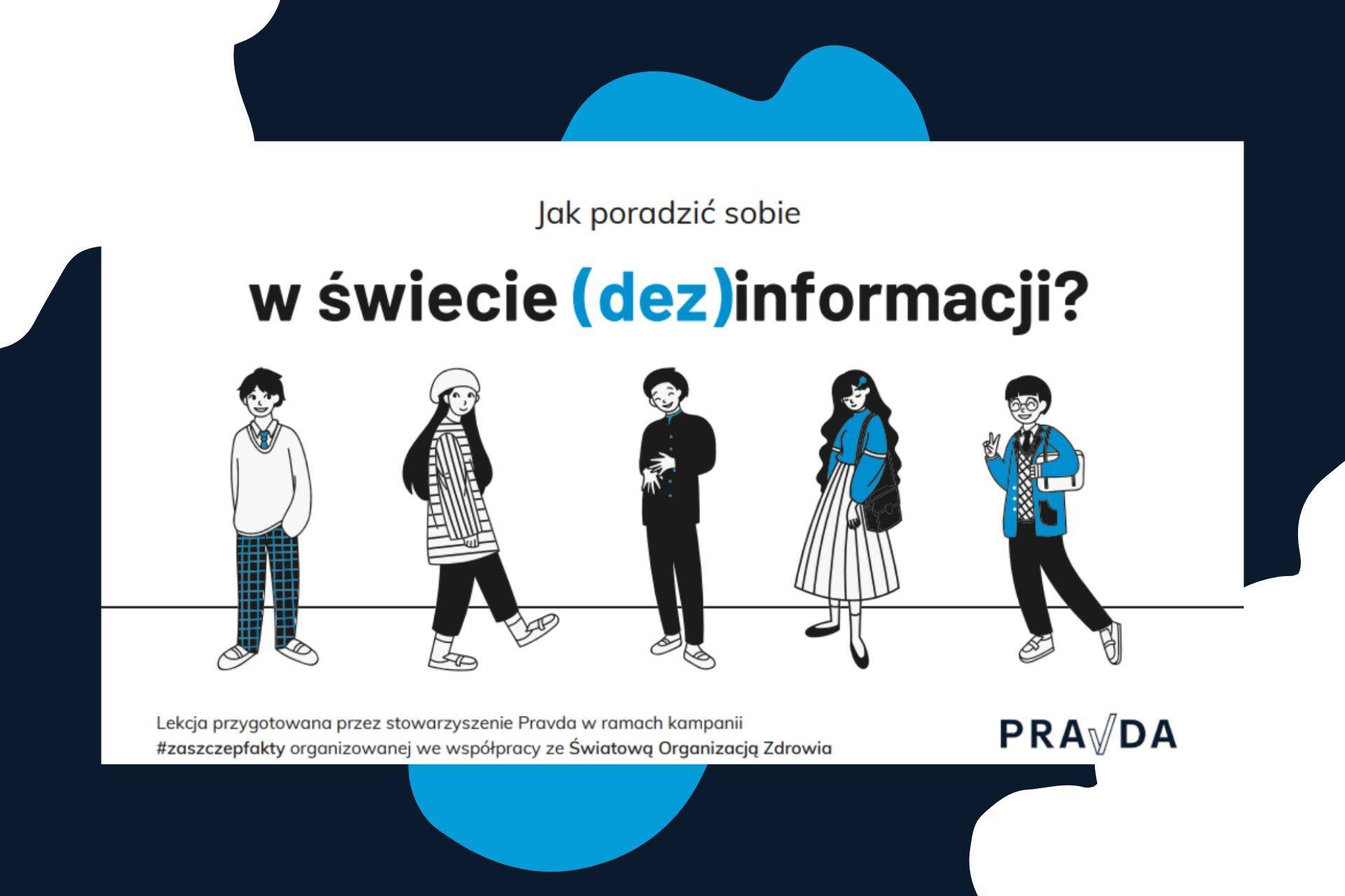 Okładka "W świecie dezinformacji"