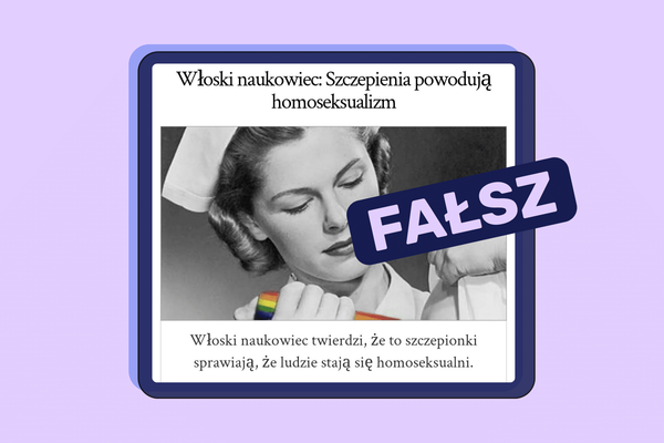 Nie, szczepionki nie wywołują homoseksualności