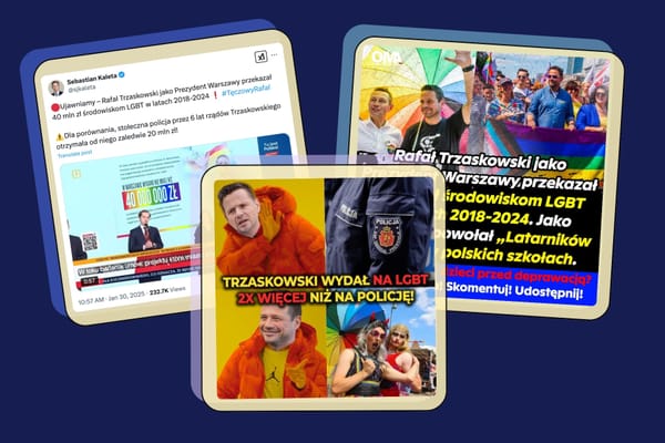 Rafał Trzaskowski przeznaczył 40 mln na środowiska LGBT+ w Warszawie? Sprawdzamy